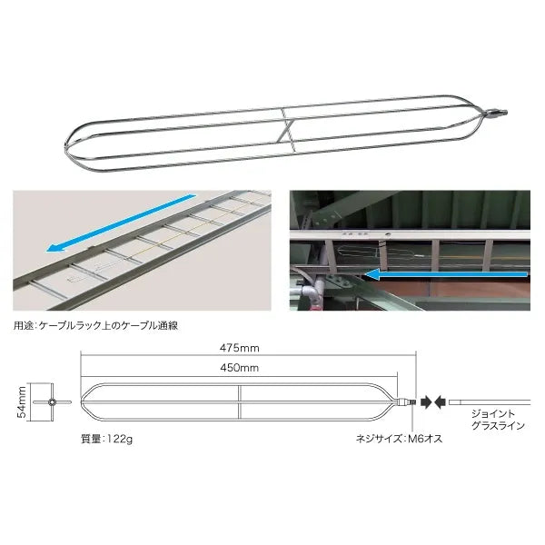 Cable guide tool (for cable racks) RGL-450CR