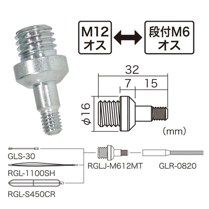 Adapter fitting RGLJ-M612MT