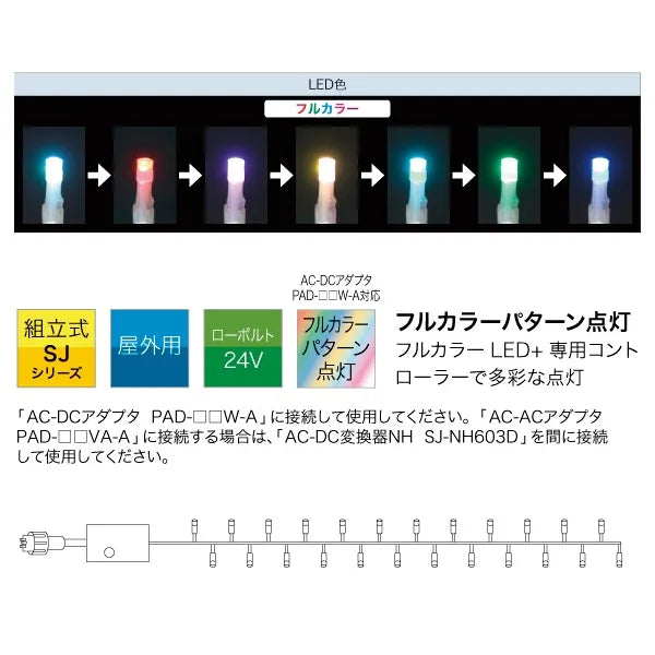 LED Wire String (Multi-Pattern Type) SJ-W05-10MP