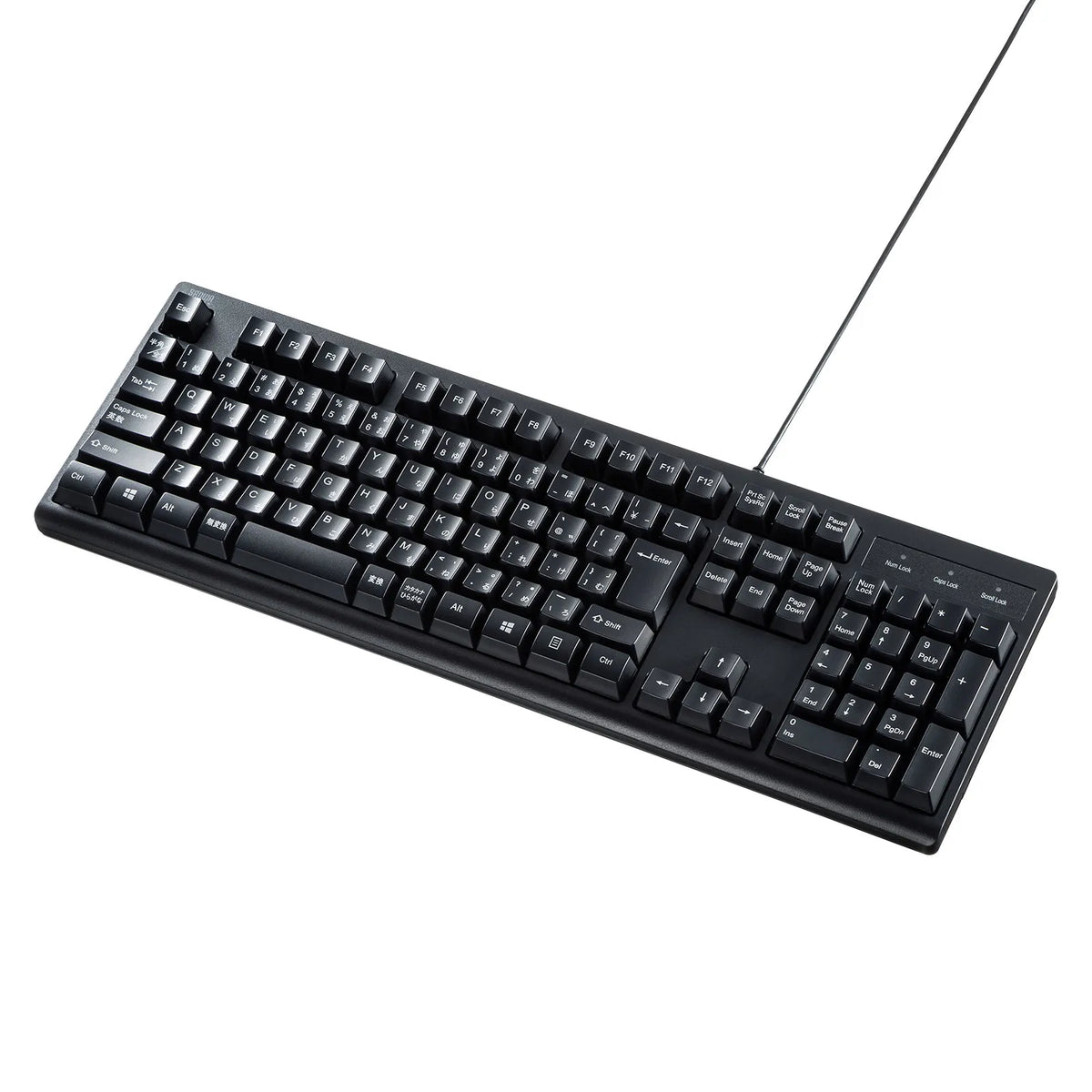 Japanese 109-key keyboard, antibacterial, waterproof, and dustproof type, SKB-BS6BK