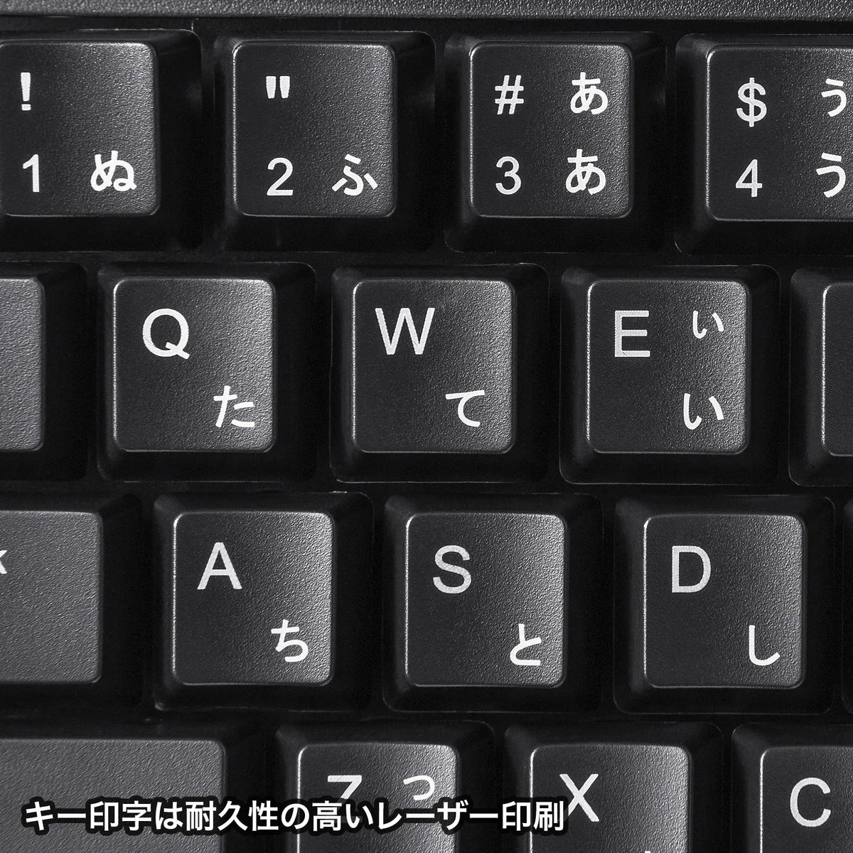 Japanese 109-key keyboard, antibacterial, waterproof, and dustproof type, SKB-BS6BK