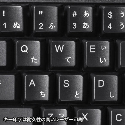 Japanese 109-key keyboard, antibacterial, waterproof, and dustproof type, SKB-BS6BK