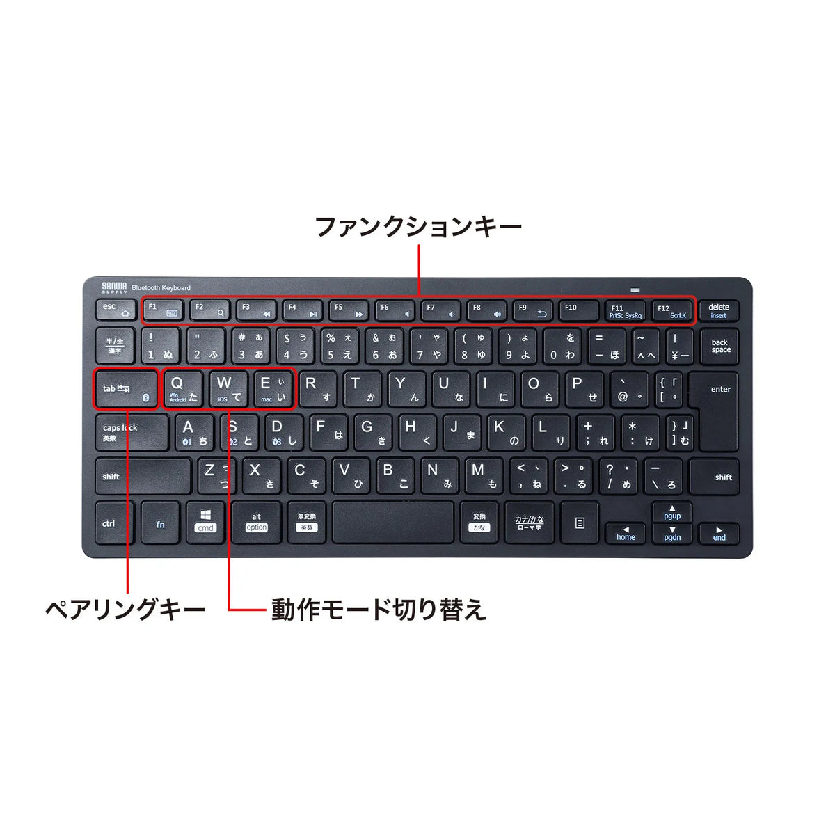 Bluetooth Slim Keyboard SKB-BT36BK