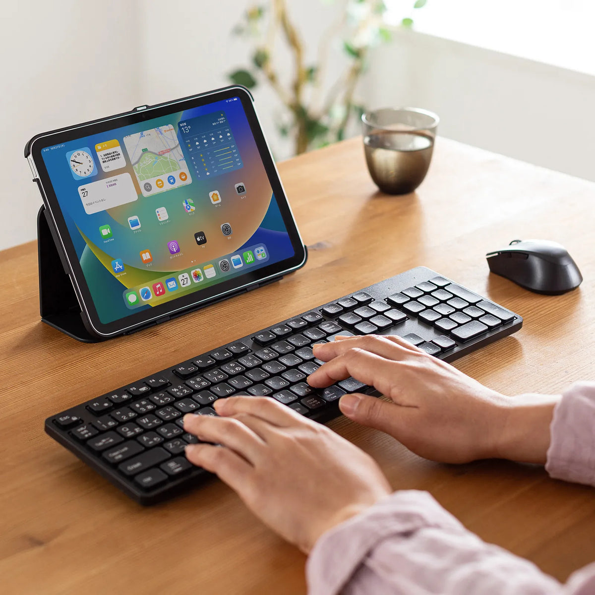 Silent Bluetooth Keyboard with Numeric Keypad SKB-BT37BK