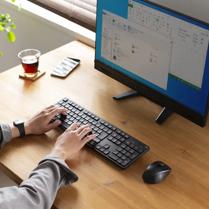 Silent Bluetooth Keyboard with Numeric Keypad SKB-BT37BK