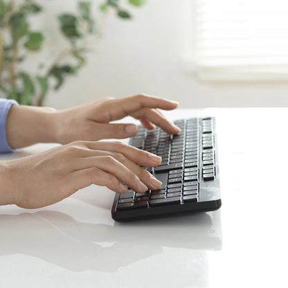 Silent Bluetooth Keyboard with Numeric Keypad SKB-BT37BK