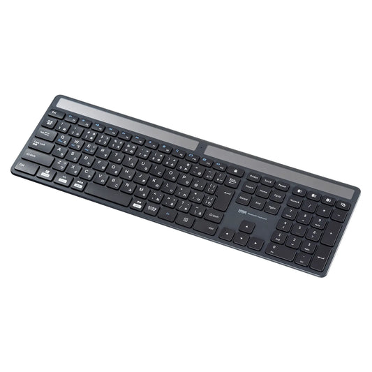 Solar-powered Bluetooth keyboard SKB-BTEC1BK