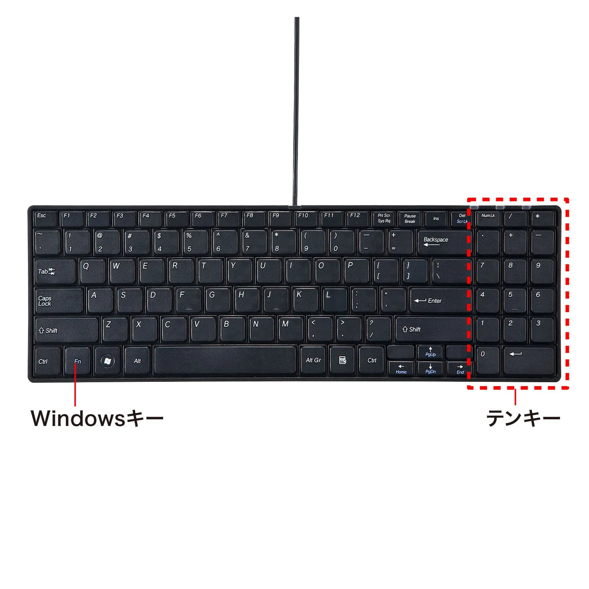 English layout USB slim keyboard SKB-E2UN
