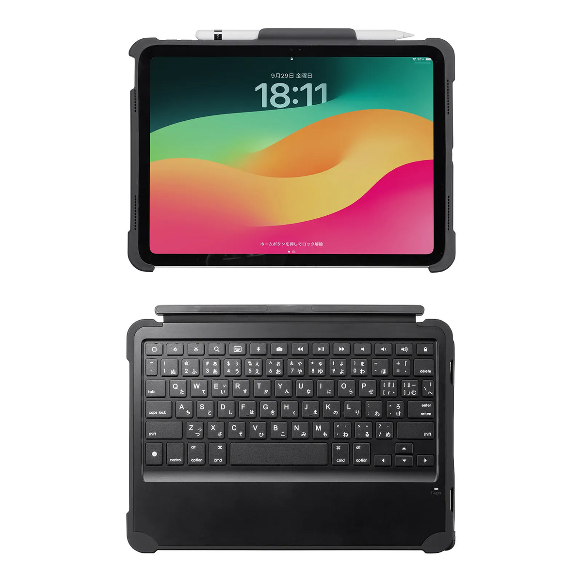 iPad 10th Generation Dedicated Case with Keyboard and Type-C Cable Connection SKB-IP6BK