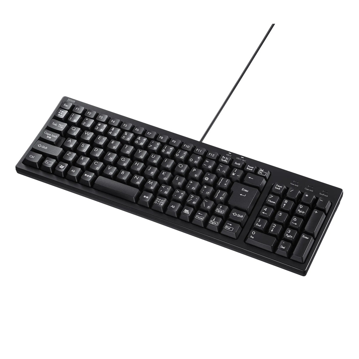 Compact keyboard with USB hub SKB-KG2UH3BK