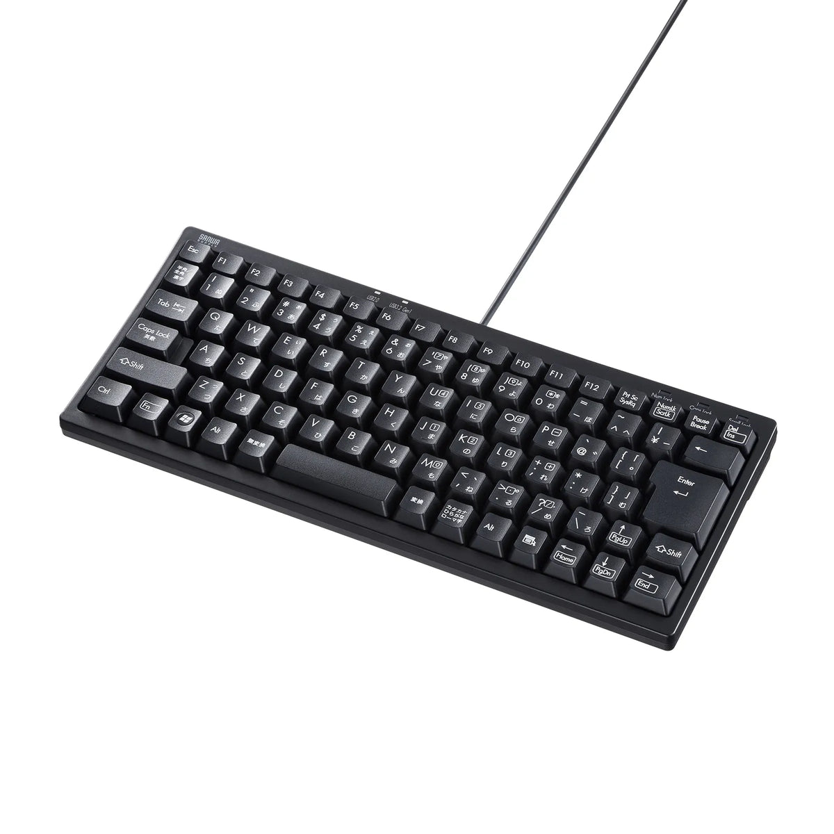 Compact keyboard with USB hub SKB-KG3UH3BK