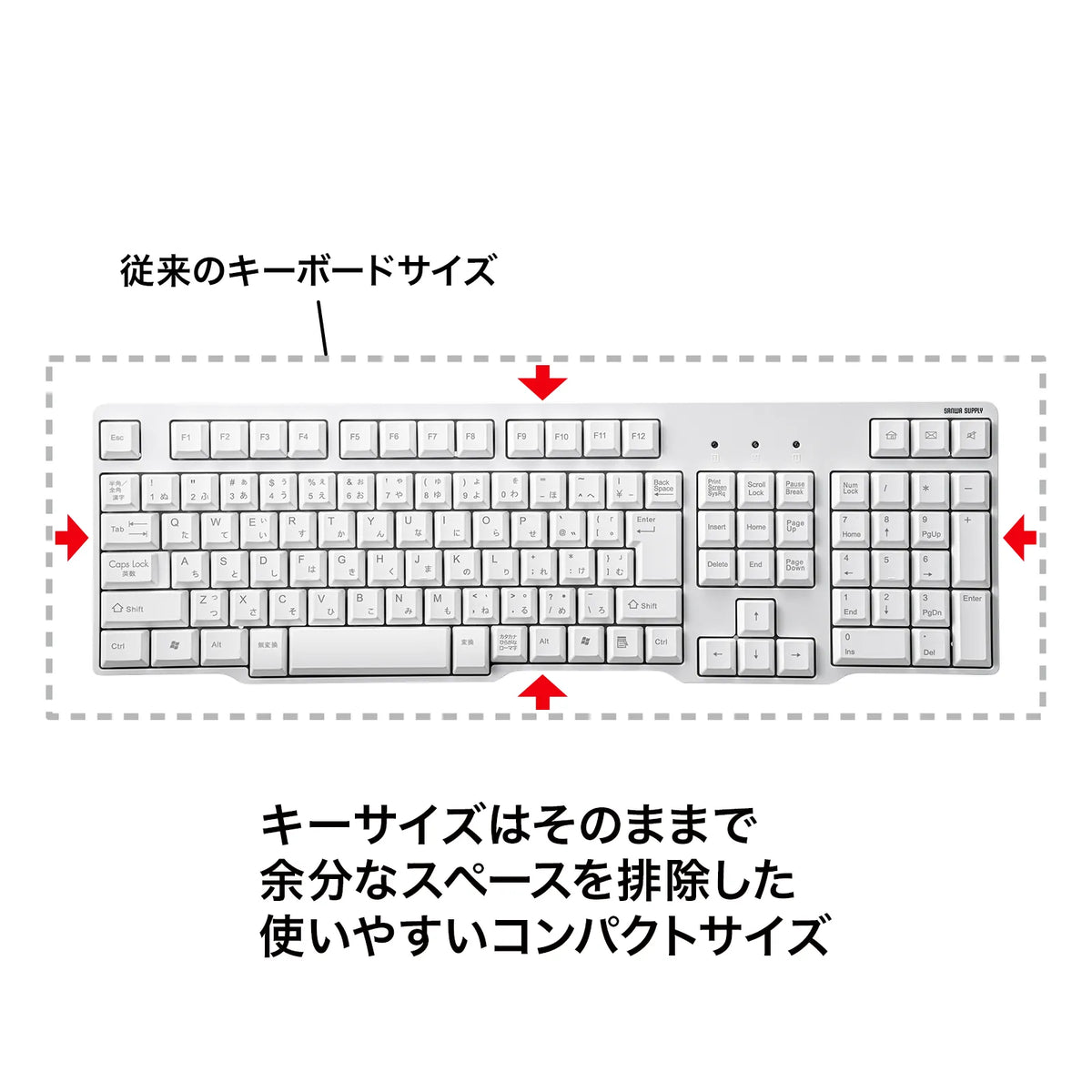 USBキーボード SKB-L1UN