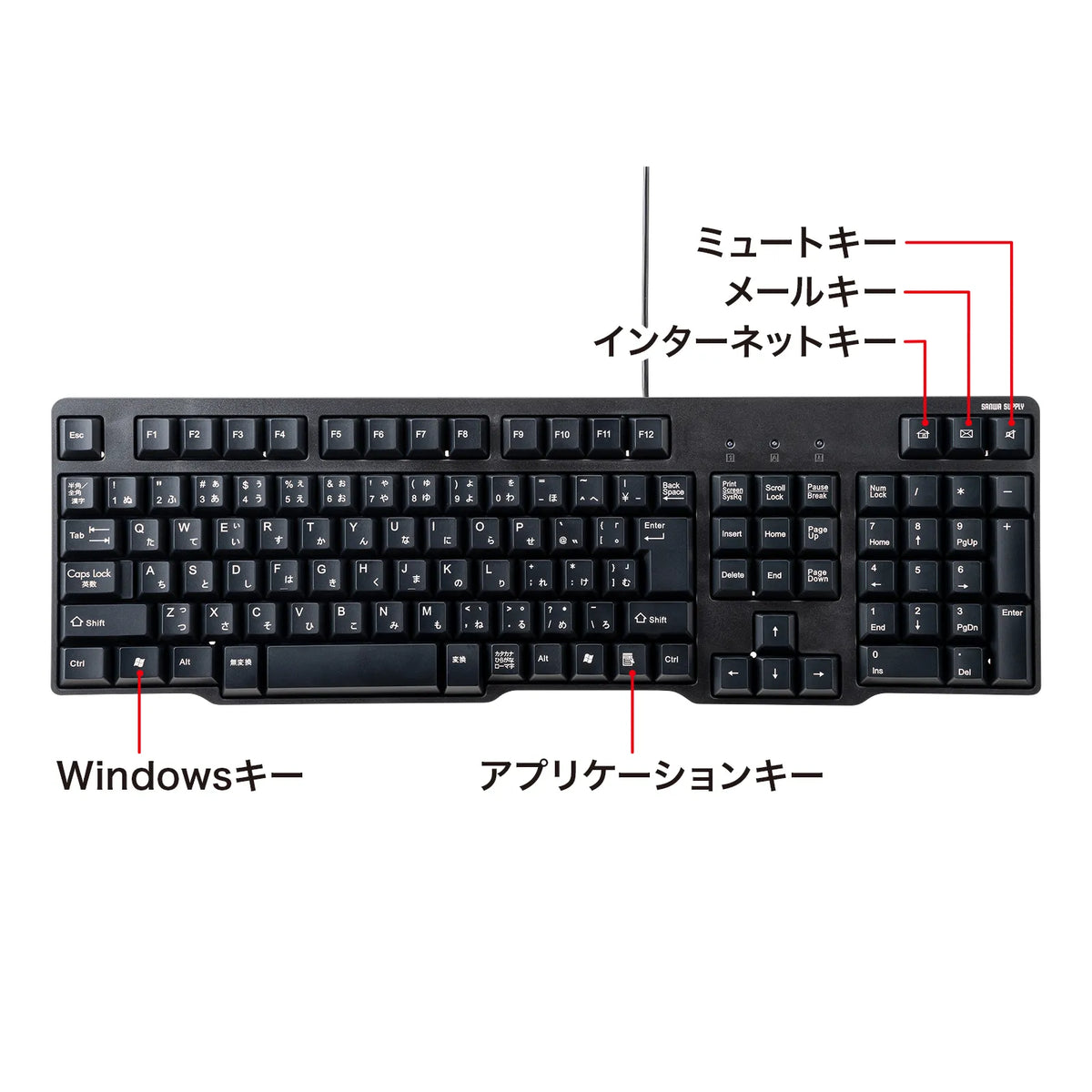 USB Keyboard SKB-L2UBKN