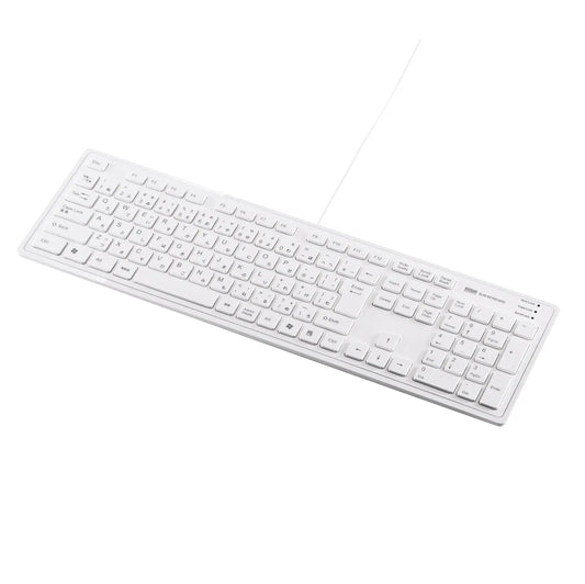 スリムキーボード(ホワイト） SKB-SL16W