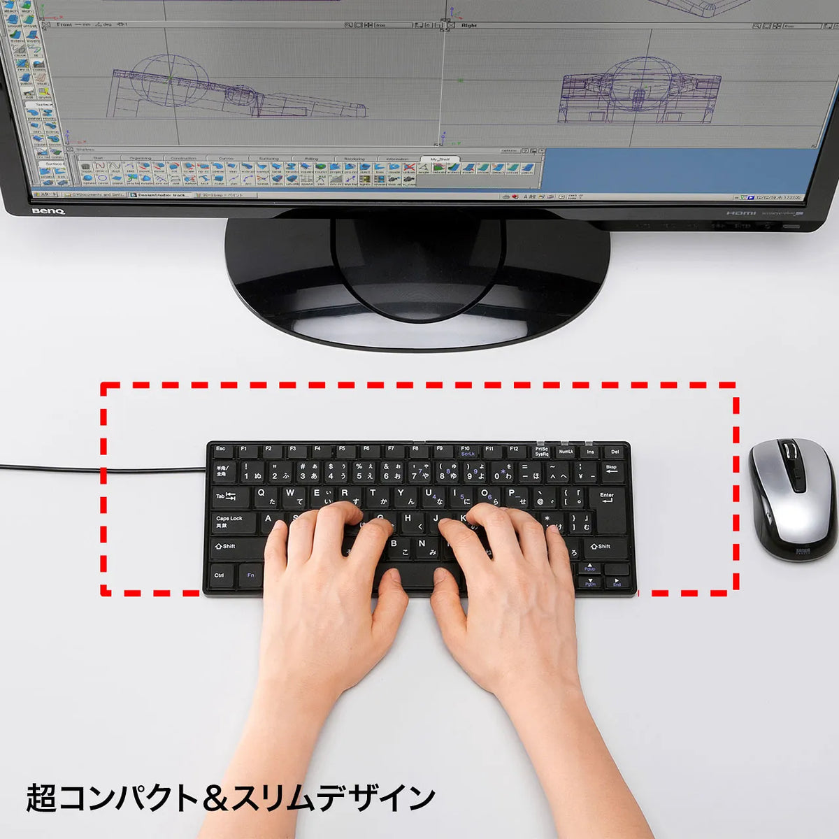 USB Slim Keyboard SKB-SL18BKN