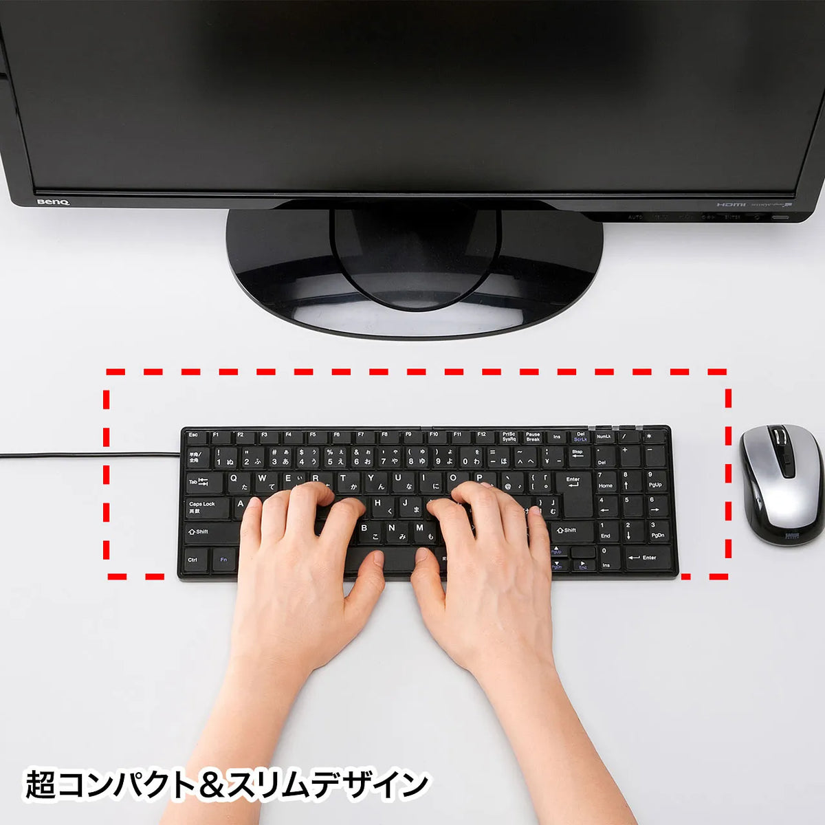 Silent Slim Keyboard SKB-SL19BK