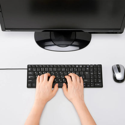 Silent Slim Keyboard SKB-SL19BK