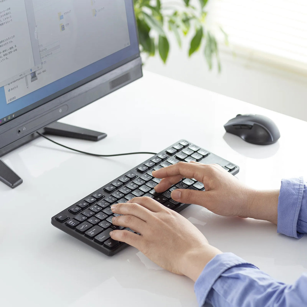 Silent Keyboard SKB-SL38BK