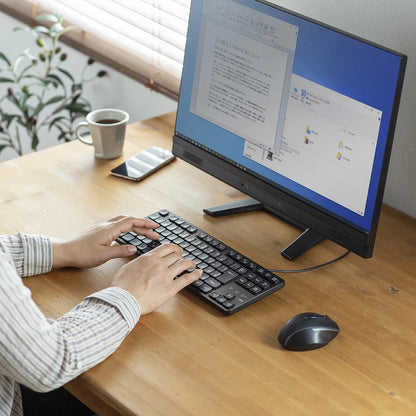 Silent Keyboard SKB-SL38BK
