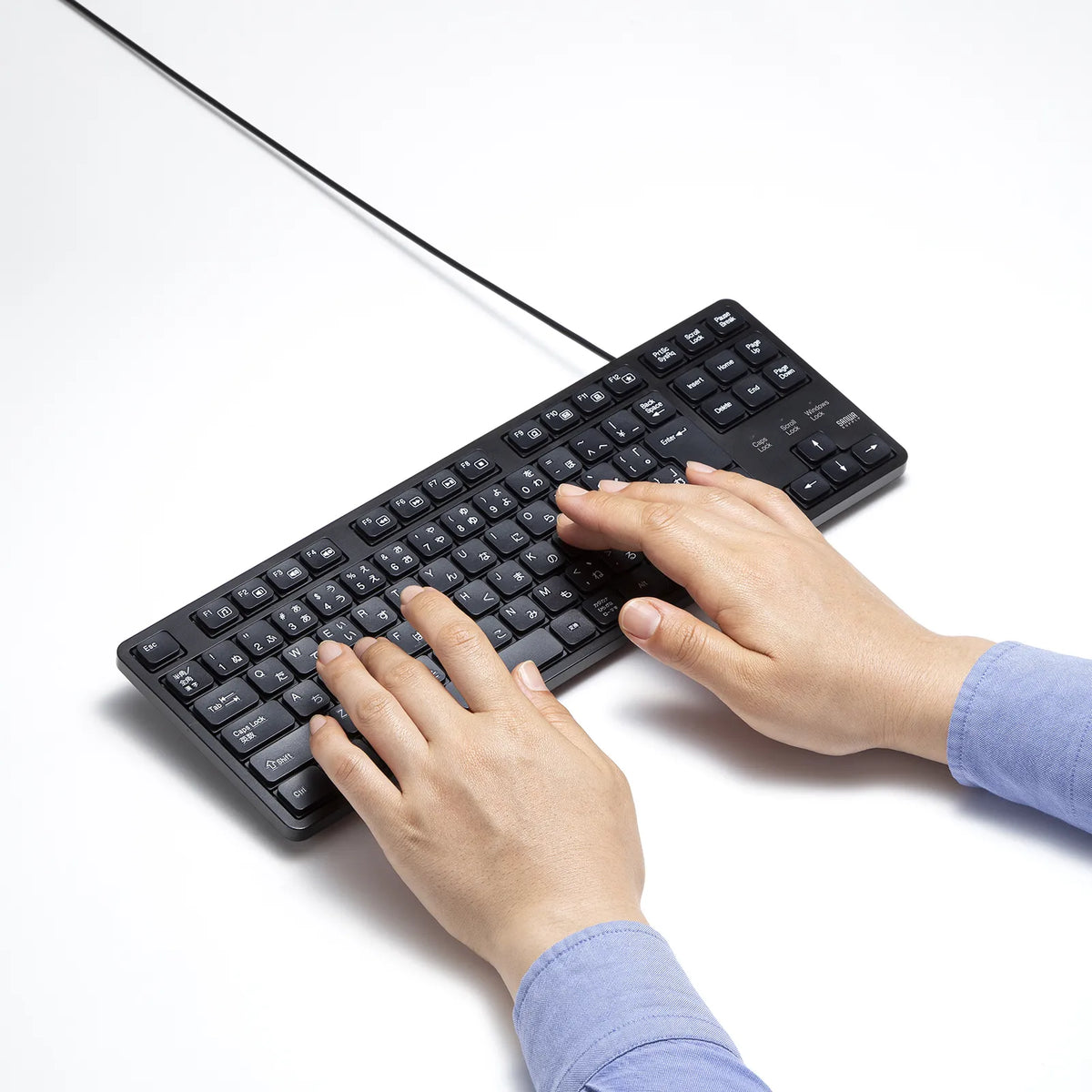 Silent Keyboard SKB-SL38BK