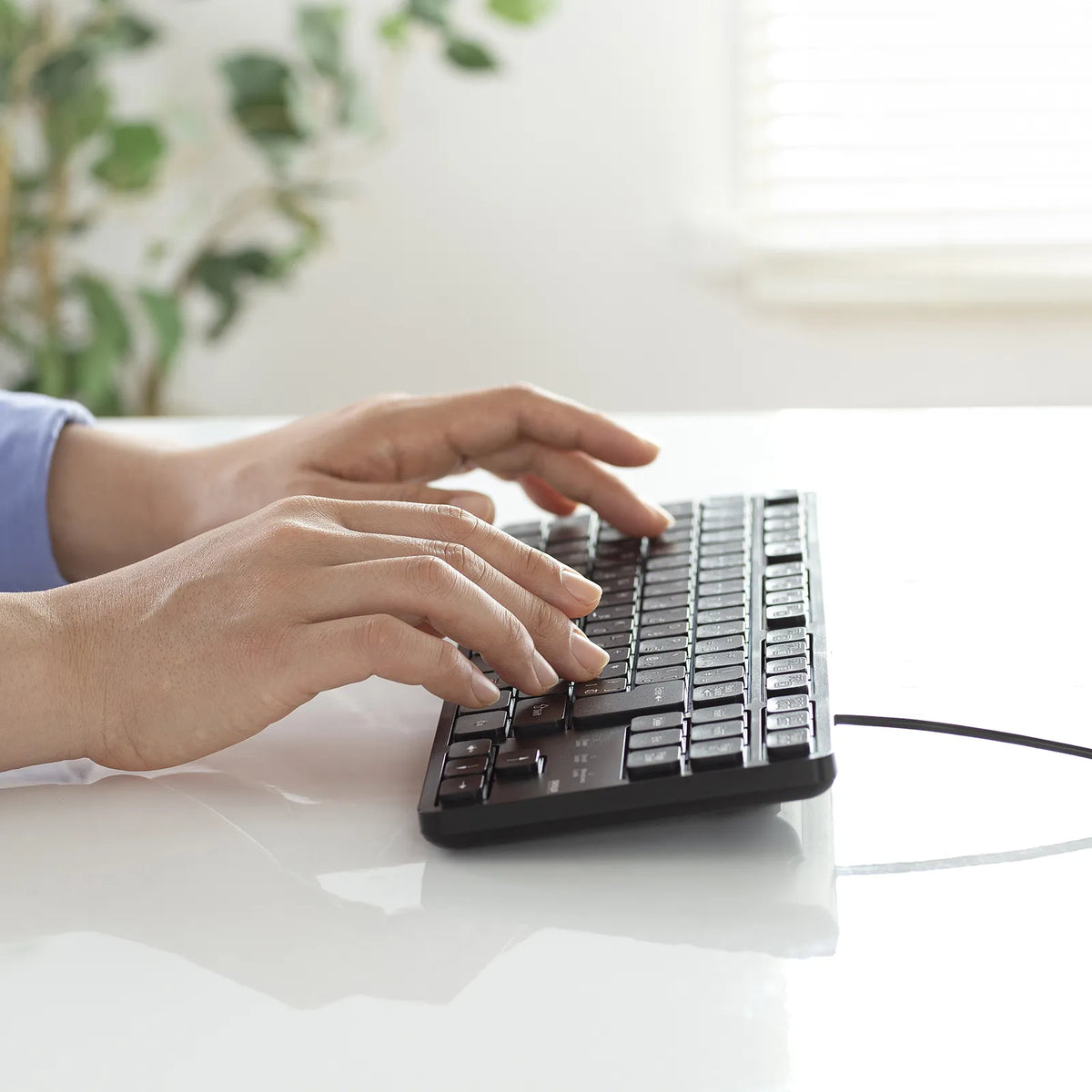 Silent Keyboard SKB-SL38BK