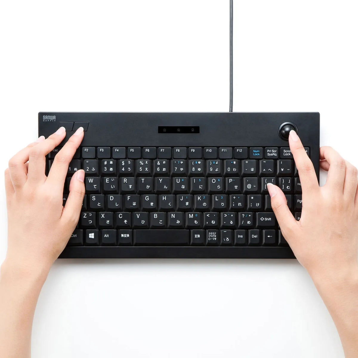 Trackball Keyboard SKB-TR03BK