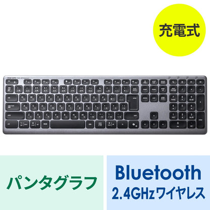 Bluetooth＋2.4Gコンボキーボード SKB-WBT41BK