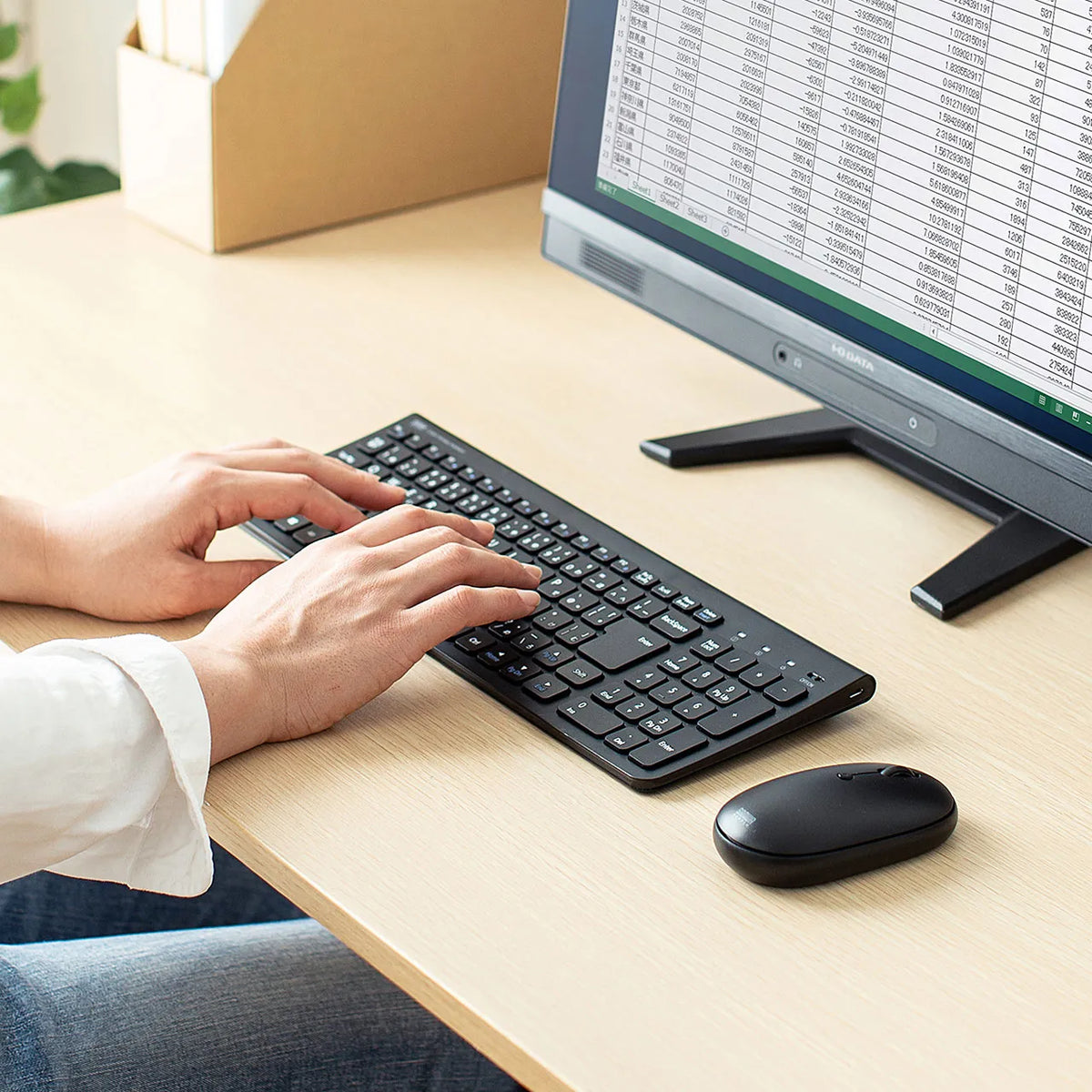 Wireless keyboard with mouse SKB-WL31SETBK