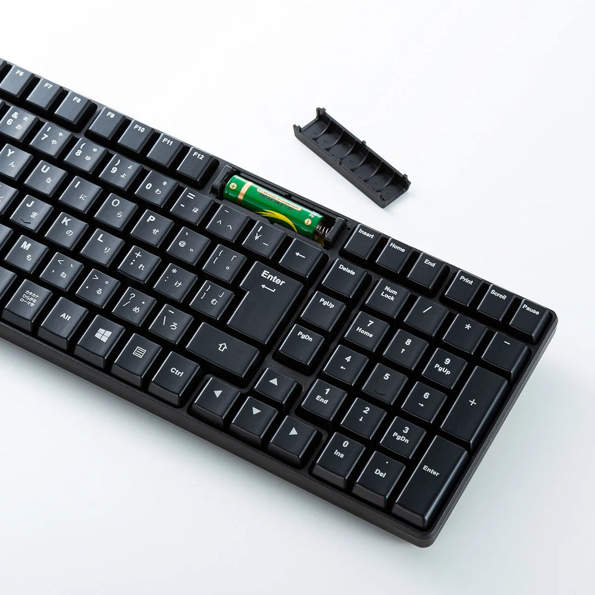 マウス付きワイヤレスキーボード SKB-WL34SETBK