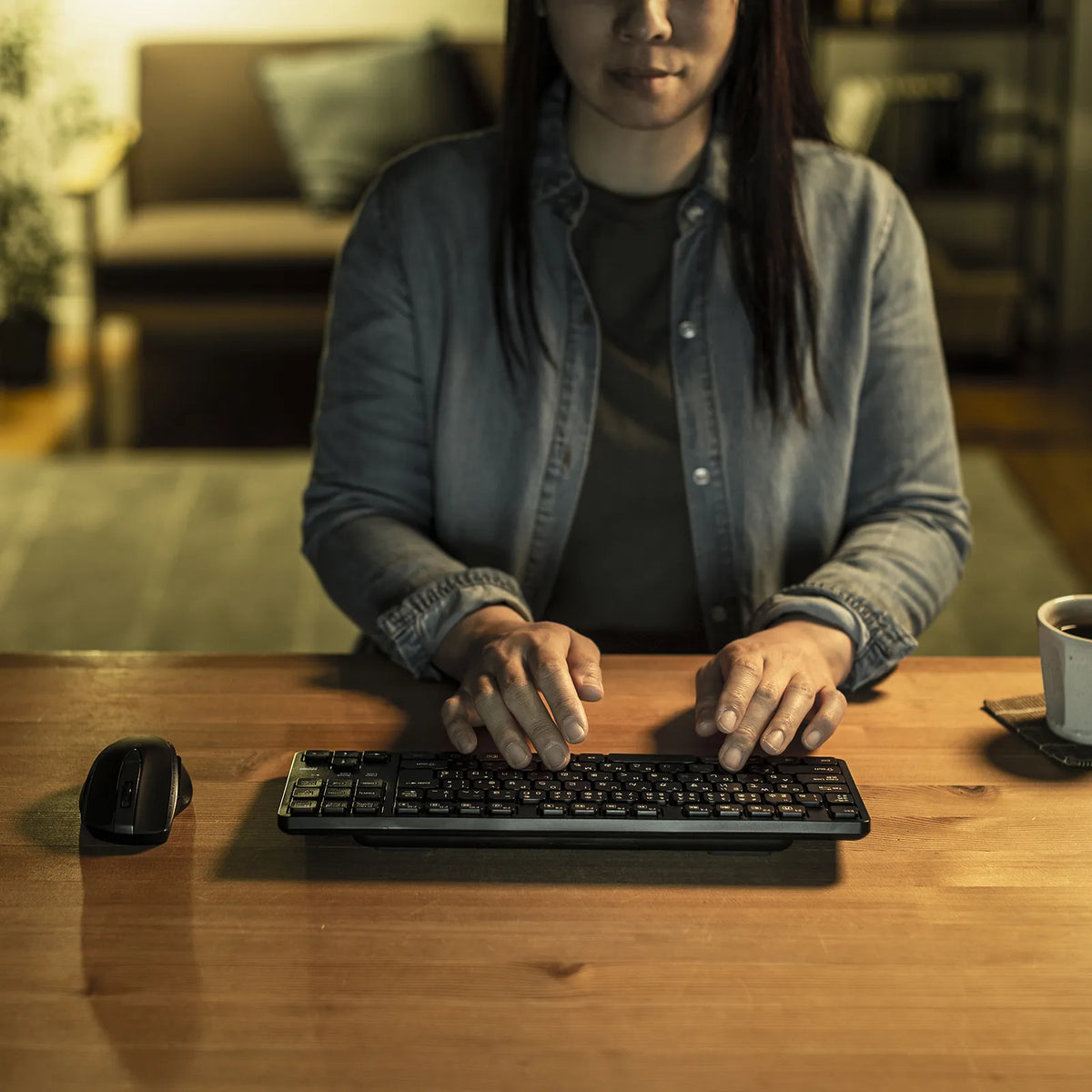 Wireless Silent Keyboard SKB-WL38BK