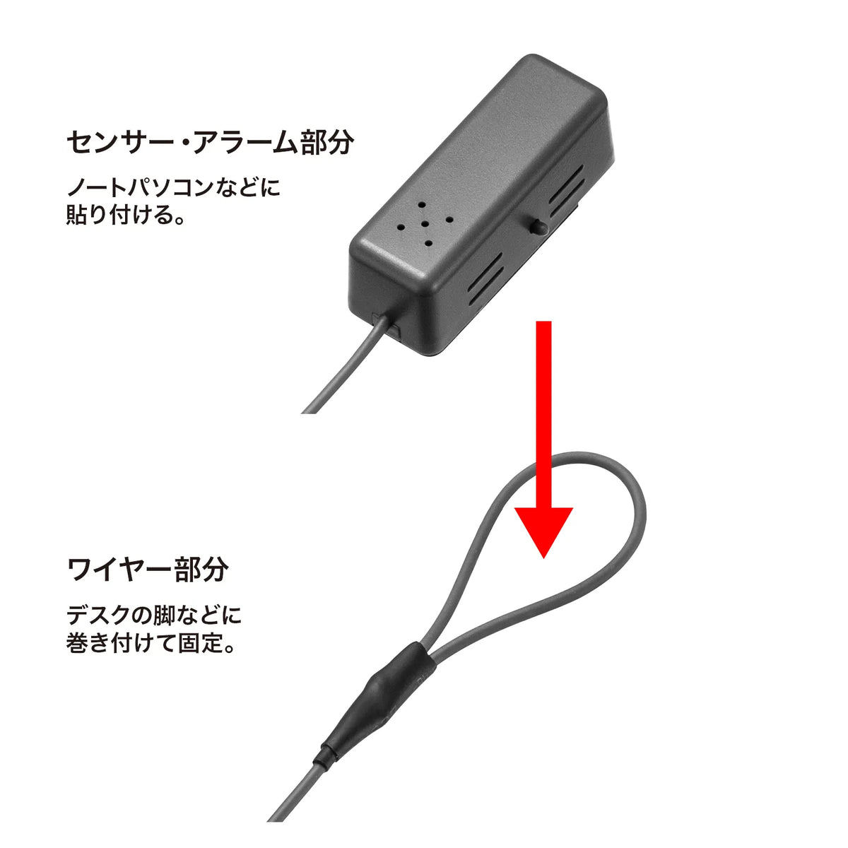 アラームセキュリティ（ループワイヤー） SL-29ALMN