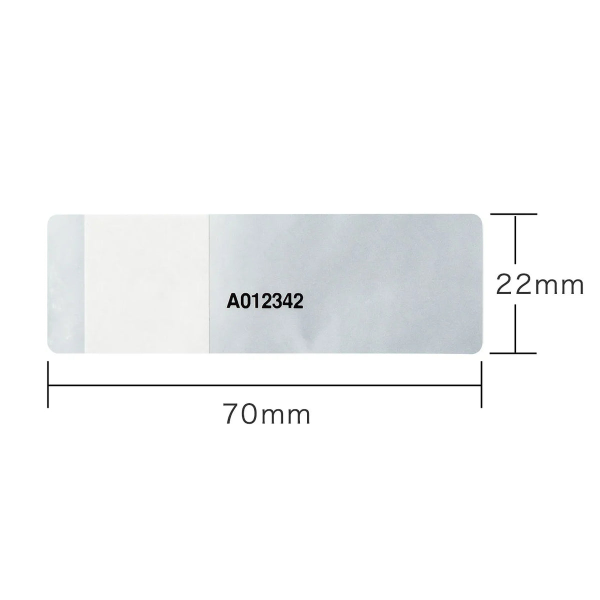 Anti-impersonation security seals (10 sheets, 50 seals) SL-4H-50