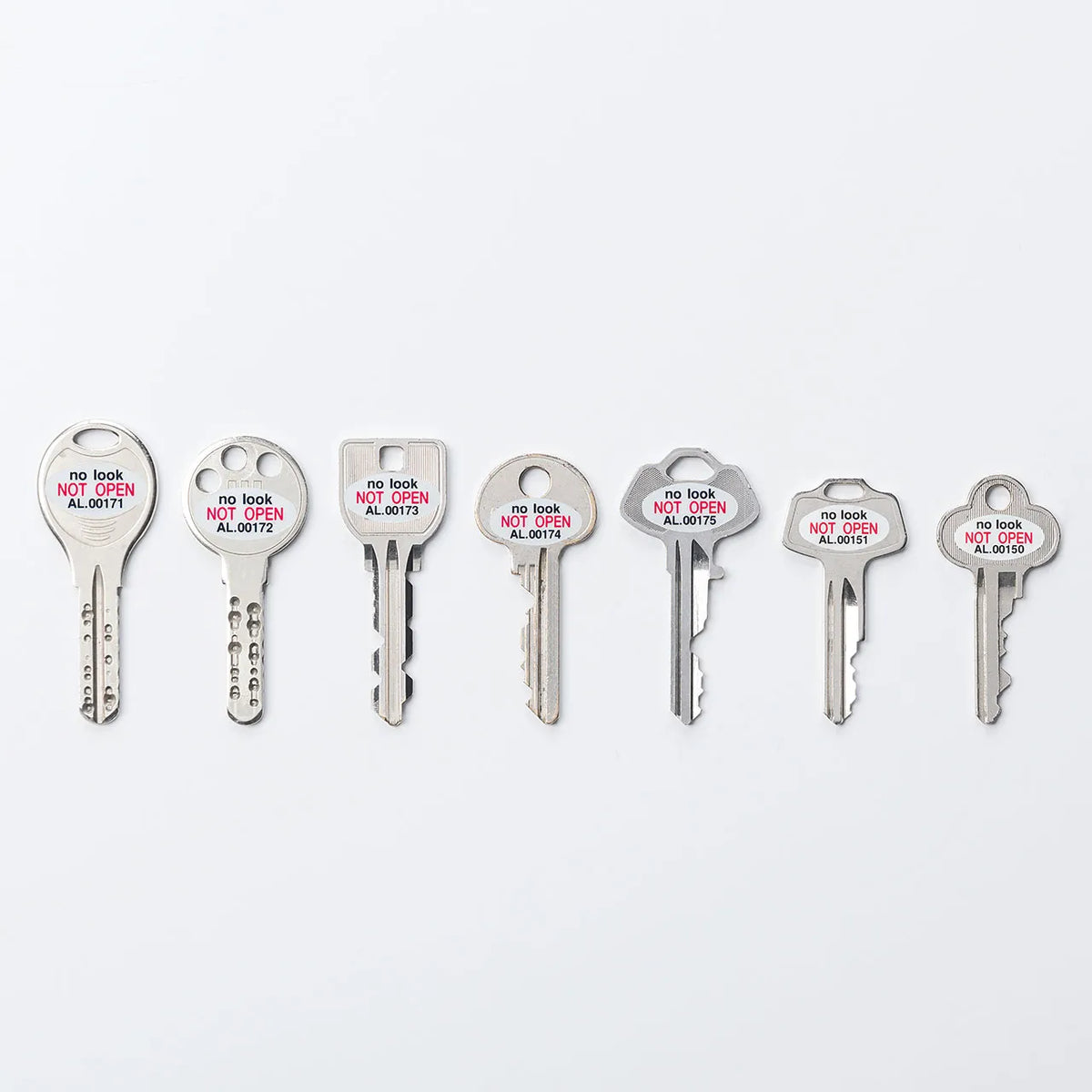 Key Number Keeper Security Seal (1 sheet, 5 seals) SL-5H-5