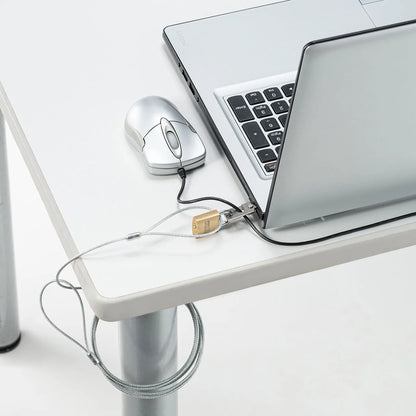 nanoSaver slot compatible security wire and padlock SL-83