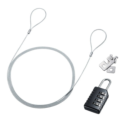 nanoSaver slot compatible security wire/dial lock SL-84