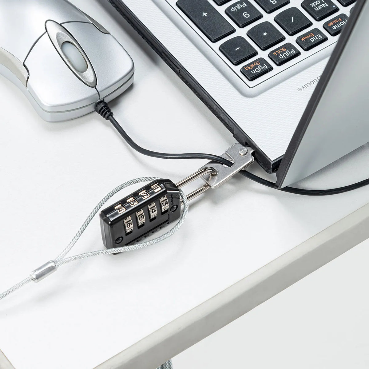 nanoSaver slot compatible security wire/dial lock SL-84