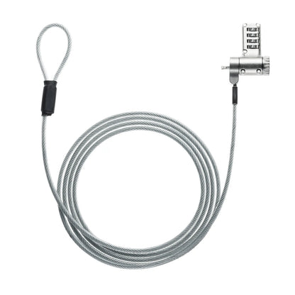 Slot-compatible security wire (dial lock) SL-90