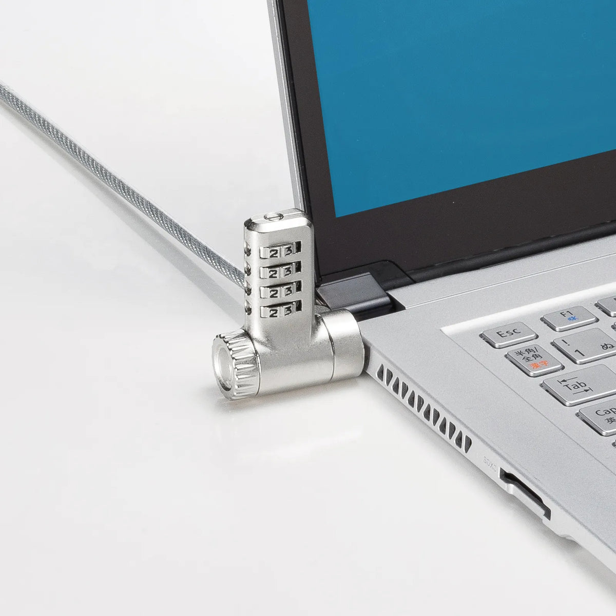 Slot-compatible security wire (dial lock) SL-90