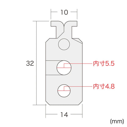 eセキュリティ（nanoSaverスロット対応取付け部品） SLE-22P