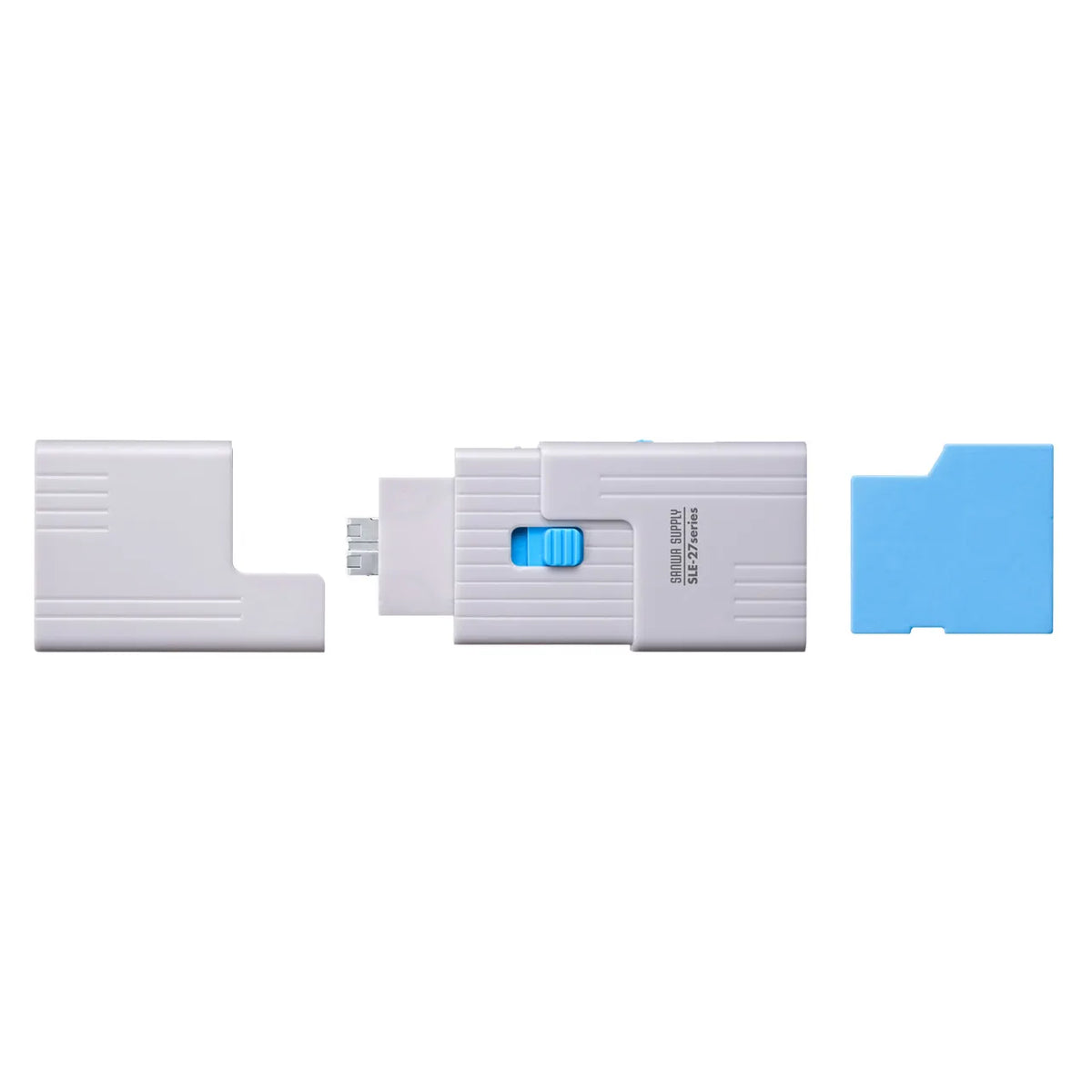 SD card slot mounting security (e-security, blue) SLE-27-BL