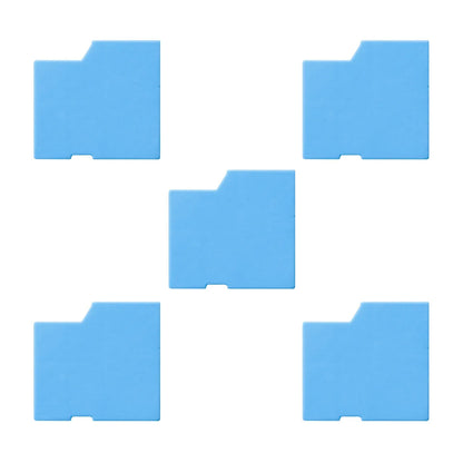 Mounting parts for SLE-27-BL (e-security, blue, 5 pieces) SLE-27BLOP