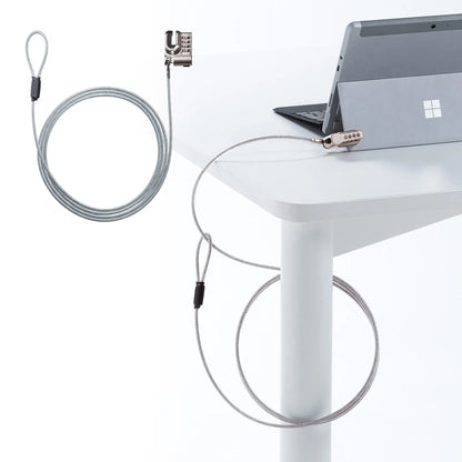 Dial-type security device SLE-48SSFPG for Surface Pro 3-11/Go1-4/Surface 3