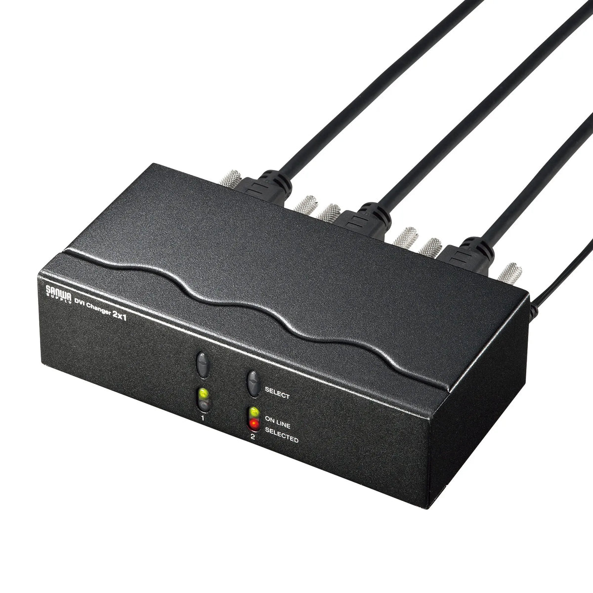 ディスプレイ切替器（DVI24pin用）・2回路 SW-EDV2N2