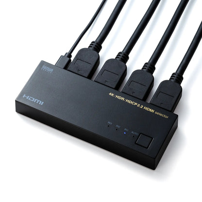 4K・HDR・HDCP2.2対応HDMI切替器（3入力・1出力） SW-HDR31LN