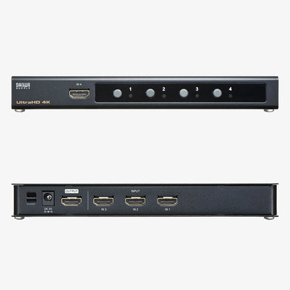 4K・HDR・HDCP2.2対応HDMI切替器（4入力・1出力） SW-HDR41H