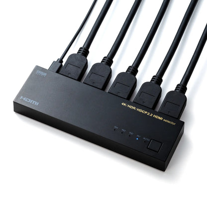 4K, HDR, HDCP2.2 compatible HDMI switch (4 inputs, 1 output) SW-HDR41LN