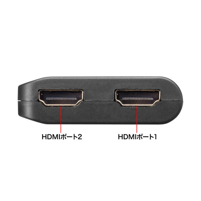 8K compatible HDMI switch (2 inputs/1 output or 1 input/2 outputs) SW-HDR8K21BD