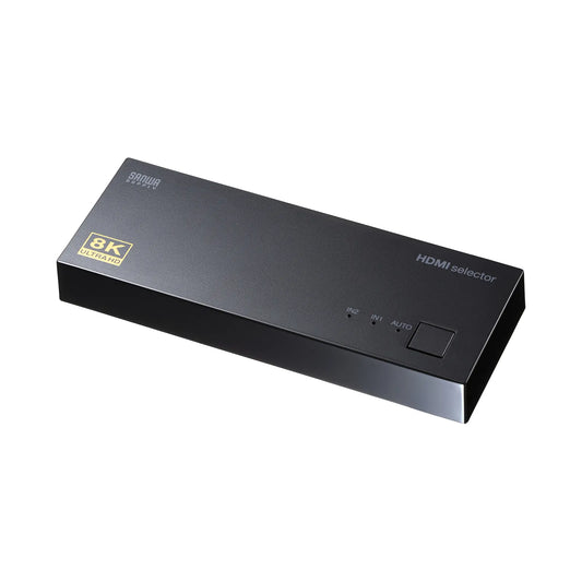8K, HDR, HDCP2.3 compatible HDMI switch (2 inputs, 1 output) SW-HDR8K21L