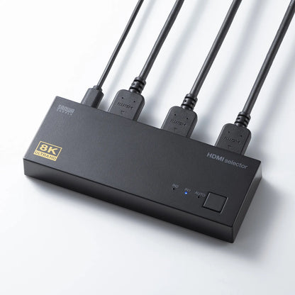8K, HDR, HDCP2.3 compatible HDMI switch (2 inputs, 1 output) SW-HDR8K21L