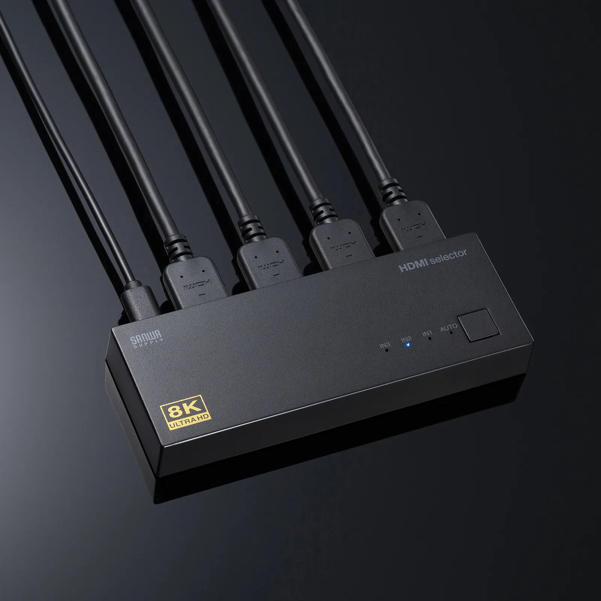 8K・HDR・HDCP2.3対応HDMI切替器(3入力・1出力) SW-HDR8K31L